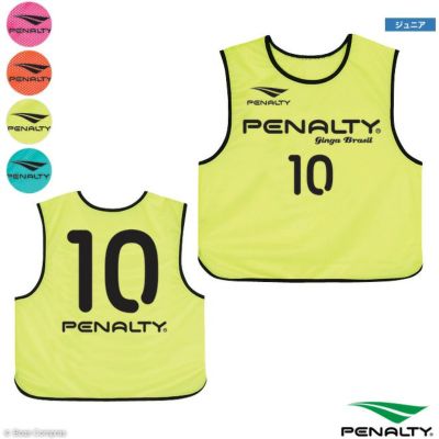 penalty ジュニアナンバービブス(10枚セット)2～11番(メッシュバッグ付き)