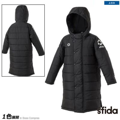 SFIDA ブラック ベンチコート M SFIDA ブラック ベンチコート M SFIDA ブラック ベンチコート M SFIDA