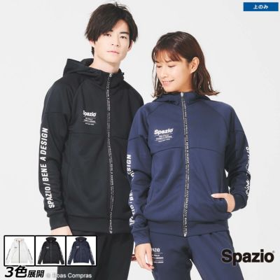 spazio トレーニングフルジップパーカー