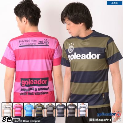 goleador ボーダープラTシャツ