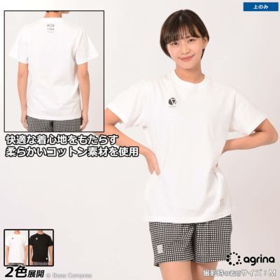 agrina アスペロCRACKコットンTシャツ