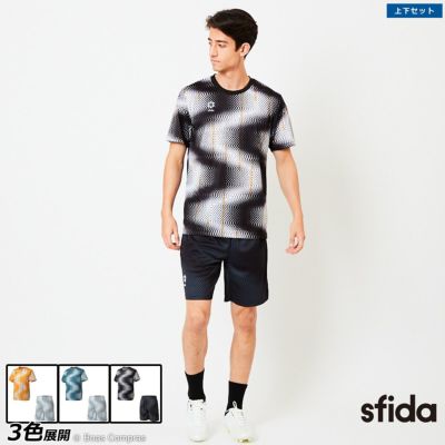sfida CheaterプラクティスシャツS/S上下セット