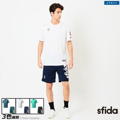 sfida ChallengerプラクティスシャツS/S上下セット