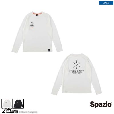 spazio VIAGGIOロゴロングプラシャツ