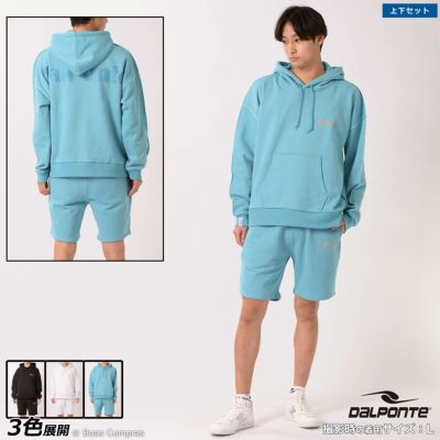 dalponte ビックスウェットパーカーショートパンツ上下セット