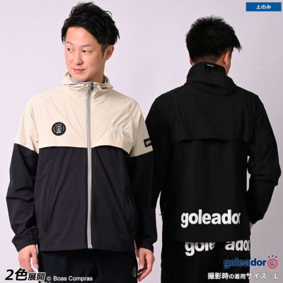 goleador ハニカムリップワッシャージャージZIPフードジャケット