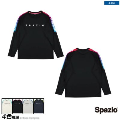 spazio グラデーション切り替えロングプラシャツ