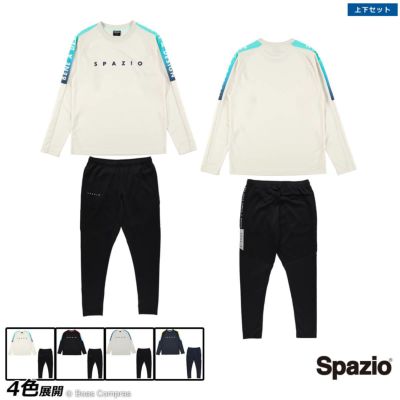 spazio グラデーション切り替えロングプラシャツ上下セット