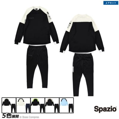 spazio 袖パネルミッドトレーニングトップ上下セット