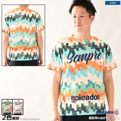 goleador grunge patternプラクティスシャツ