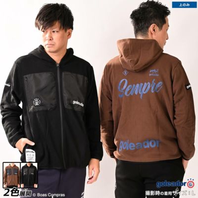 goleador 裏起毛スウェットBOXポケットフードジャケット