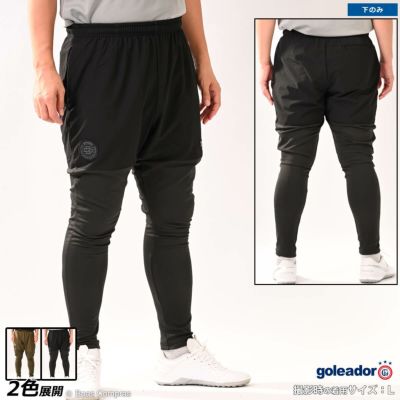 goleador ナイロンストレッチ裏起毛スムーススパンツ