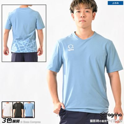 agrina ピエルパターン切替ドライトレーニングTシャツ
