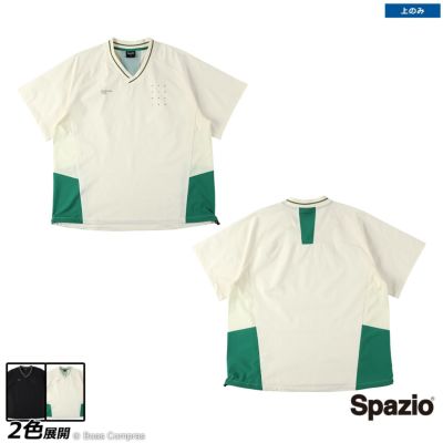 spazio Vネック切り替え半袖ピステ